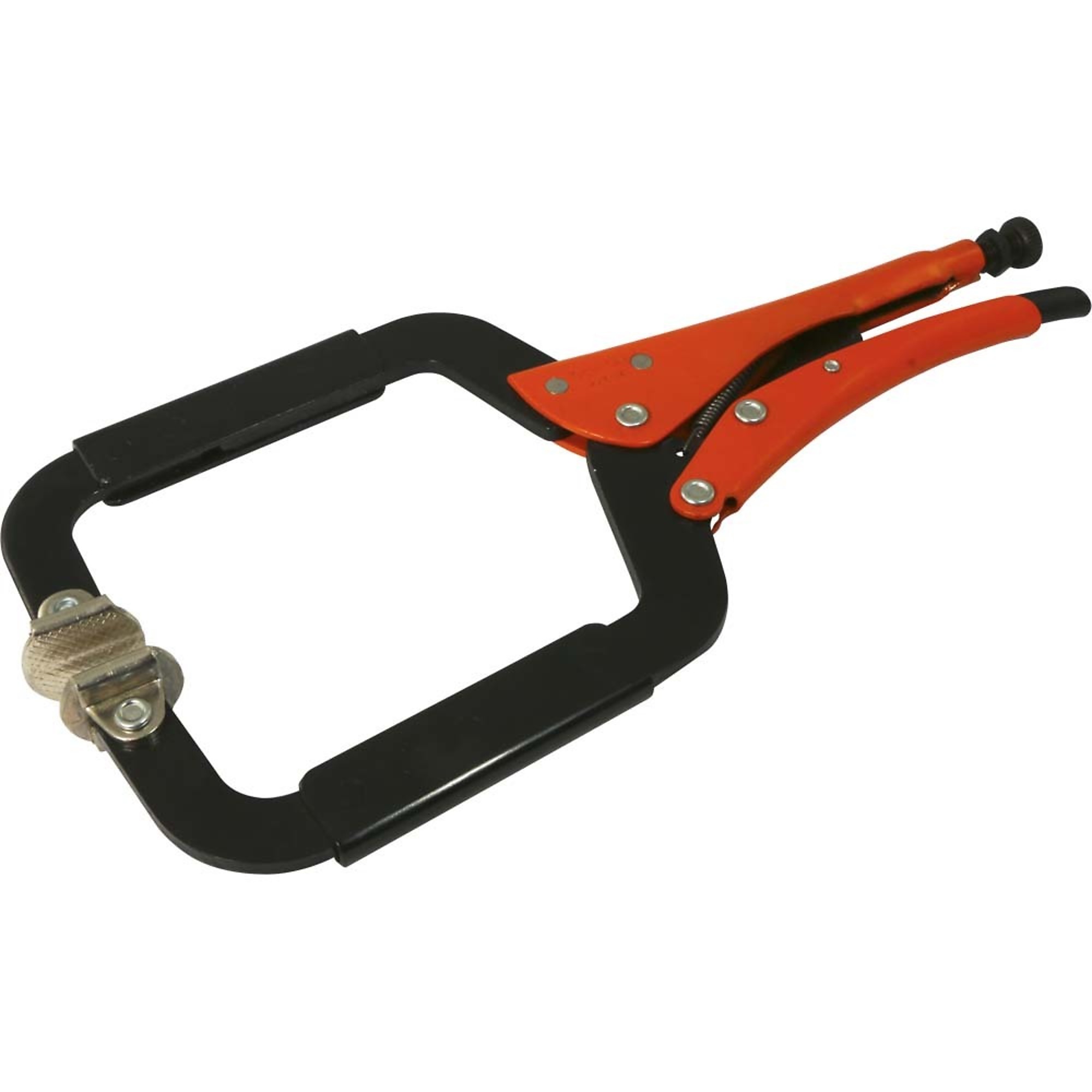 Grip-on, 14in. Locking C-clamp Plier, Pieces (qty.) 1 Material Alloy Steel, Jaw Capacity 5.91 in, Model# 224-14